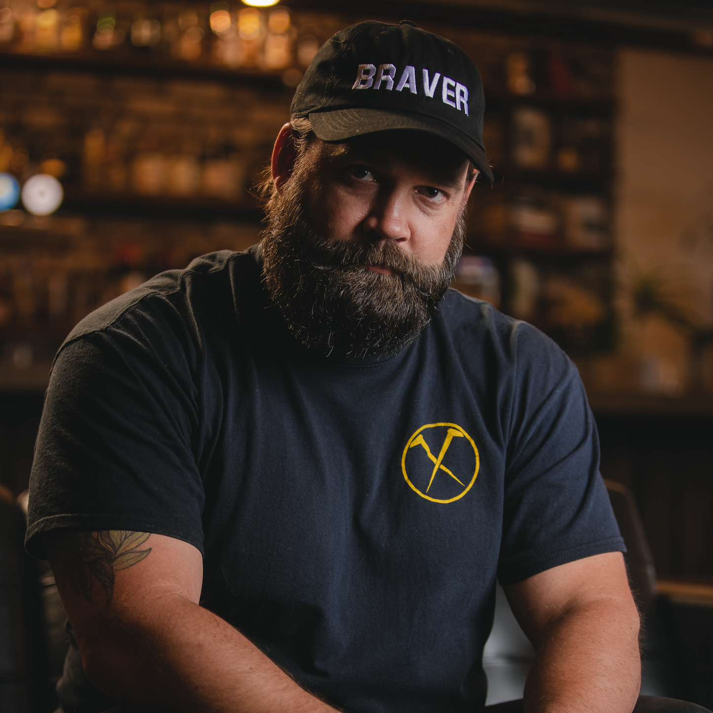 BRAVER Baseball Cap (Black)