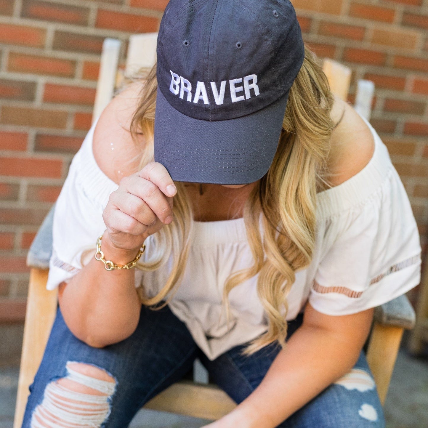 BRAVER Baseball Cap (Grey)