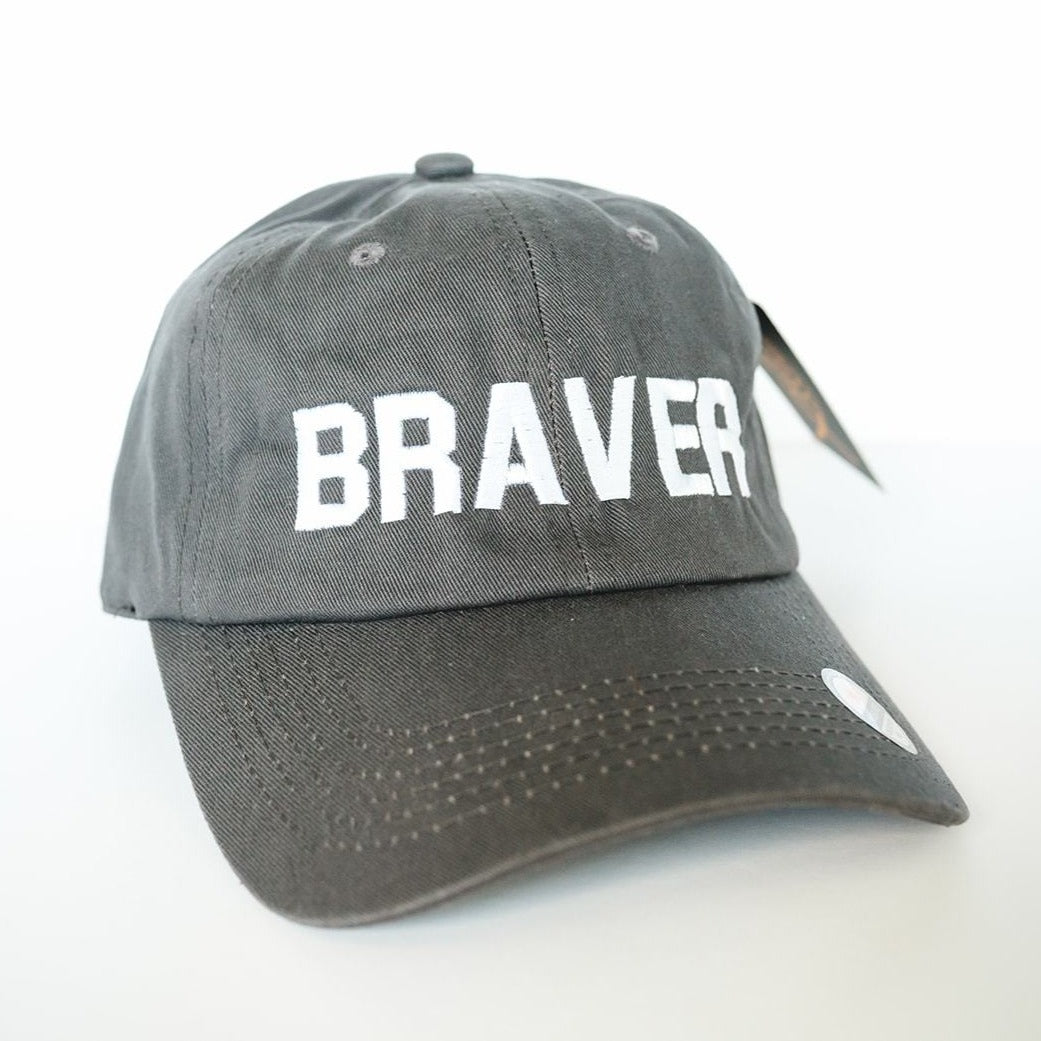 BRAVER Baseball Cap (Grey)